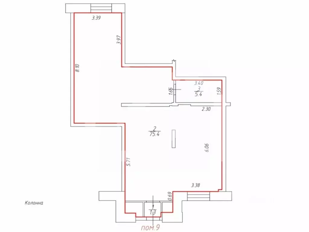 Помещение свободного назначения в Московская область, Балашиха Ольгино ... - Фото 2
