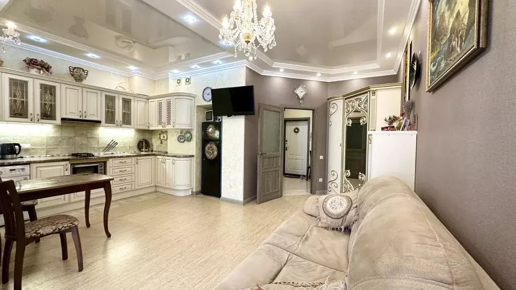 1-к кв. Краснодарский край, Геленджик Туристическая ул., 3Д (51.6 м) - Фото 1