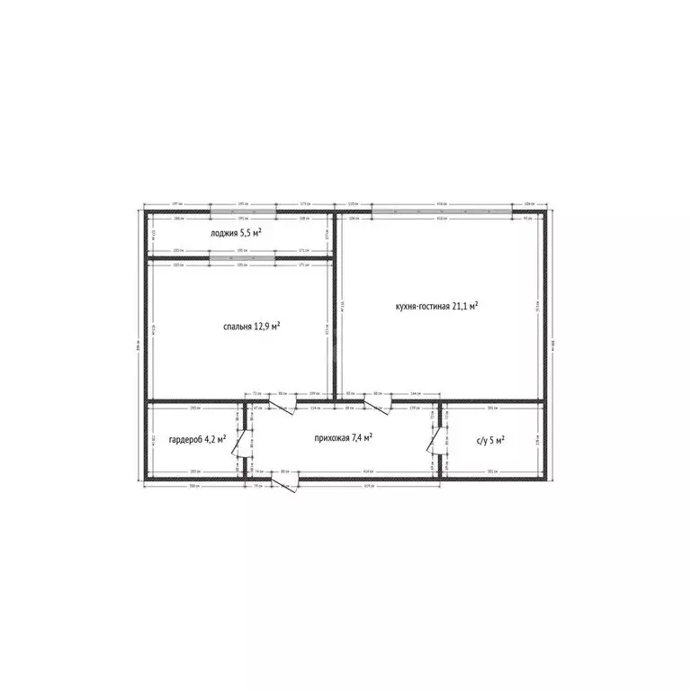 1-комнатная квартира: Махачкала, улица Арухова, 7 (58 м) - Фото 1