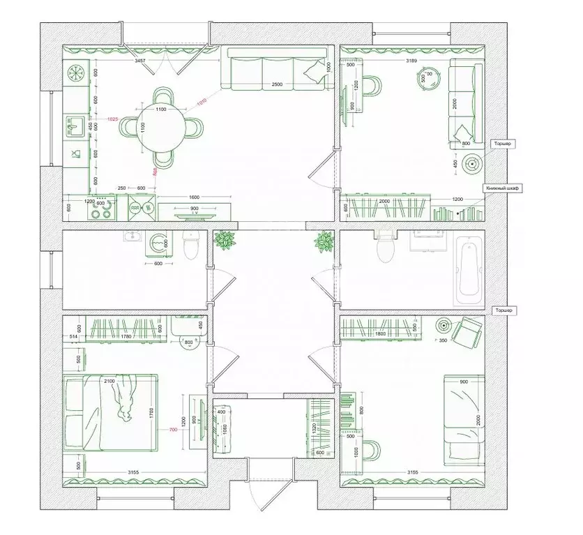 Дом в Тюменская область, Тюменский муниципальный округ, с. Кулаково ... - Фото 2