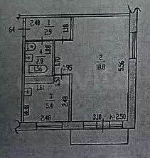 1-к. квартира, 31 м, 5/5 эт. - Фото 0