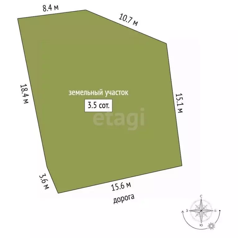 Участок в Крым, Феодосия ул. Краснодарская (3.5 сот.) - Фото 2