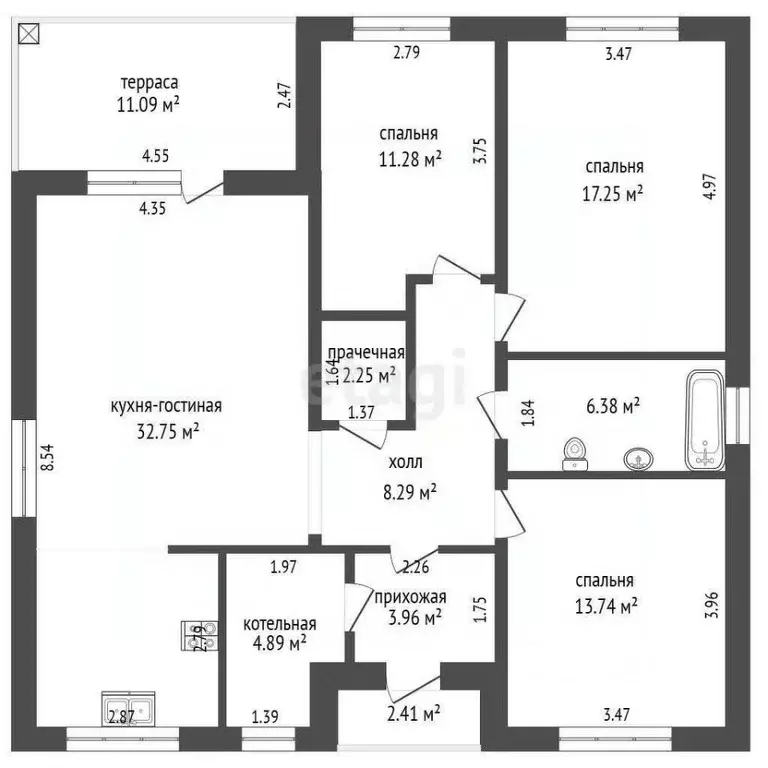 Дом в Тюменская область, Тюменский муниципальный округ, с. Перевалово, ... - Фото 2