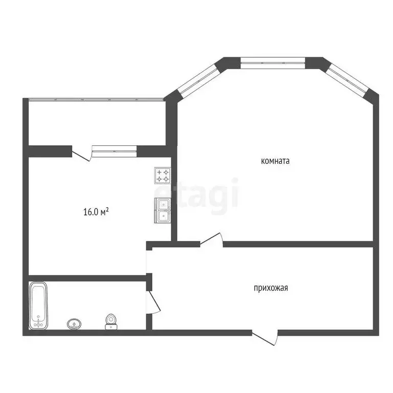 1-комнатная квартира: Муром, улица Лакина, 64 (60.4 м) - Фото 0