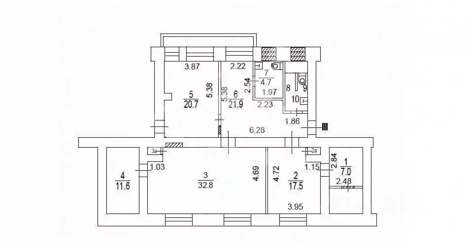 Помещение свободного назначения в Москва пер. Померанцев, 10-12 (126 ... - Фото 1