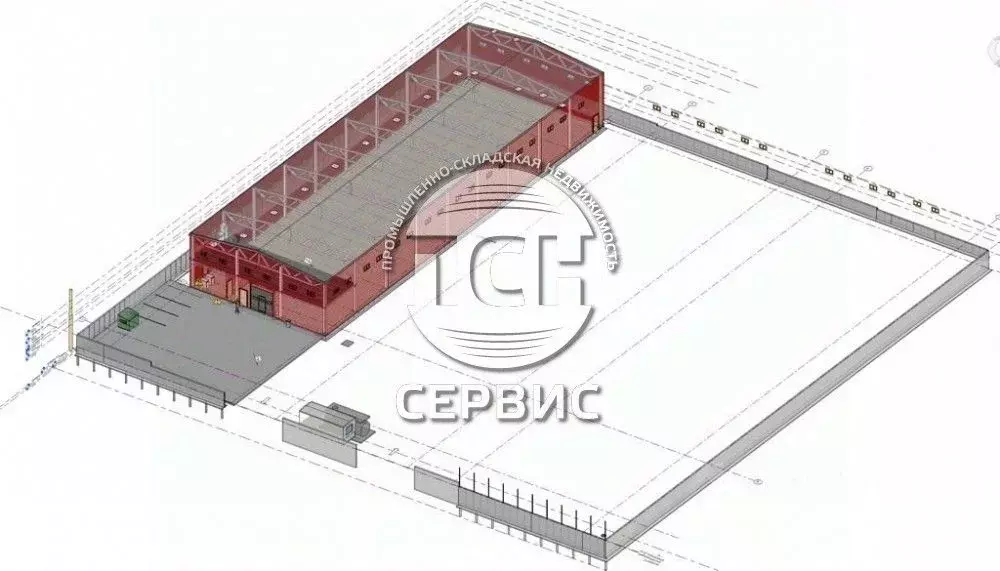 Склад в Московская область, Подольск городской округ, д. Кутьино 12 ... - Фото 2