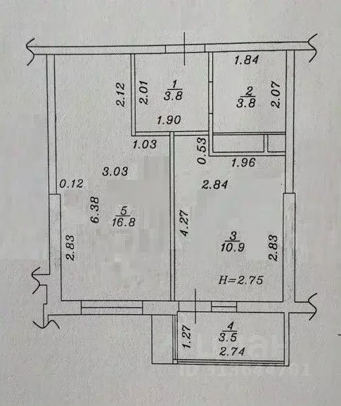 1-к кв. Краснодарский край, Анапа ул. Омелькова, 93 (38.8 м) - Фото 1