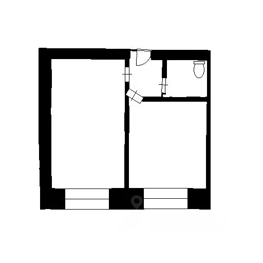 2-к кв. Башкортостан, Уфа Комсомольская ул., 100 (33.9 м) - Фото 2
