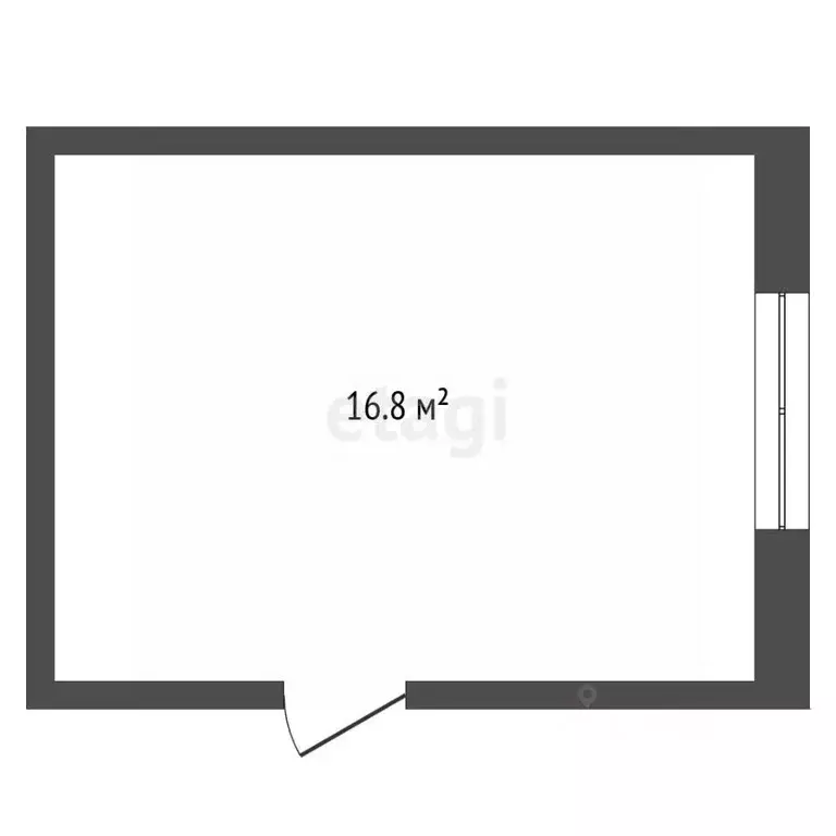 Комната Челябинская область, Миасс ул. Победы, 4 (16.8 м) - Фото 2