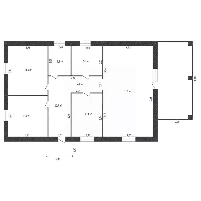 Дом в Башкортостан, Уфа городской округ, с. Нагаево пер. Интересный, ... - Фото 2