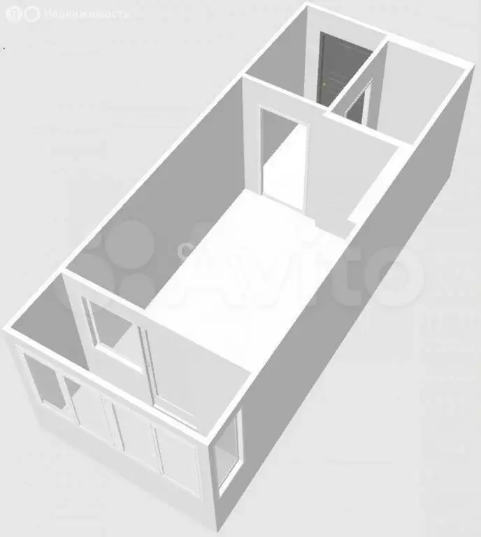 Квартира-студия: Уфа, улица Лётчика Кобелева, 1 (21.8 м) - Фото 1
