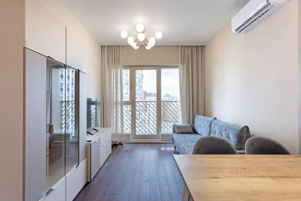 2-к кв. Москва ул. Народного Ополчения, 15К1 (67.0 м) - Фото 2