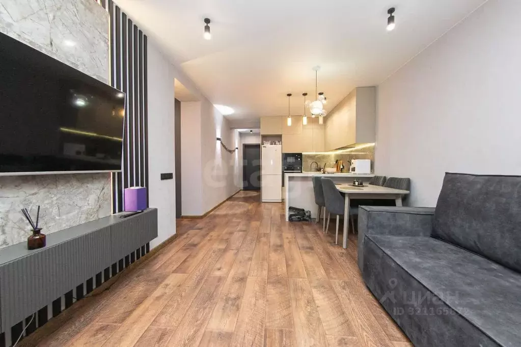 2-к кв. Томская область, Томский район, д. Кисловка, Левобережный мкр ... - Фото 0