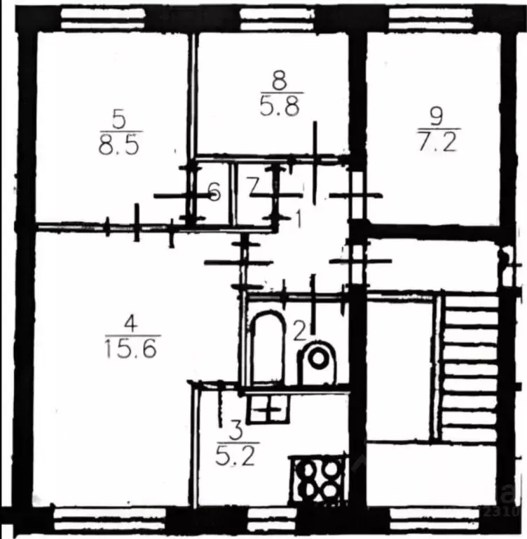 4-к кв. Санкт-Петербург просп. Ветеранов, 44 (49.4 м) - Фото 2