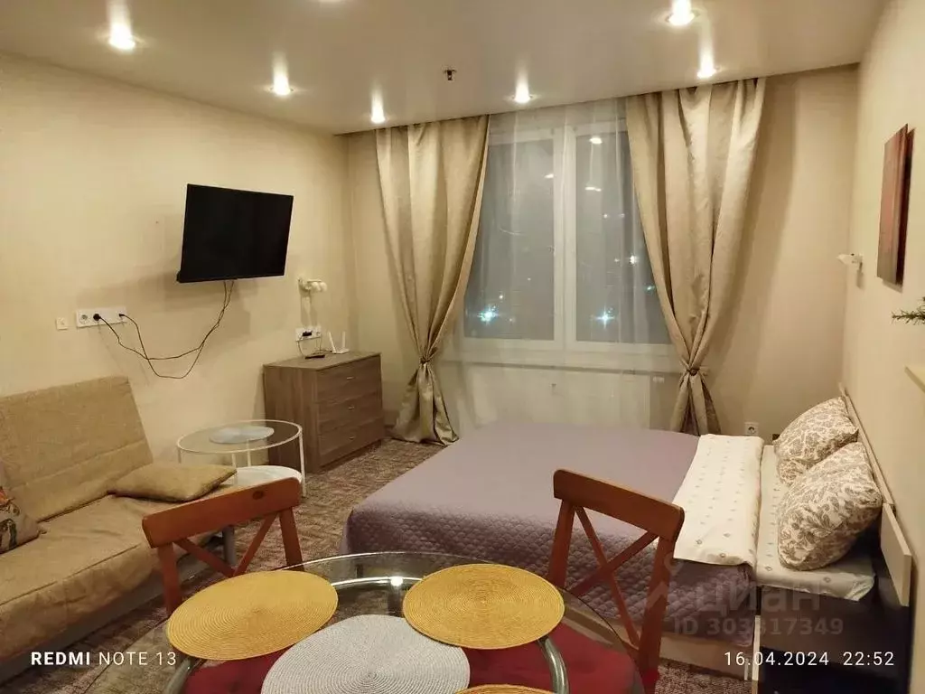 Студия Санкт-Петербург ул. Хошимина, 16А (28.0 м) - Фото 2