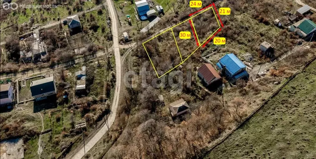 Участок в Краснокаменка, улица имени Исмаила Гаспринского (5.25 м) - Фото 2