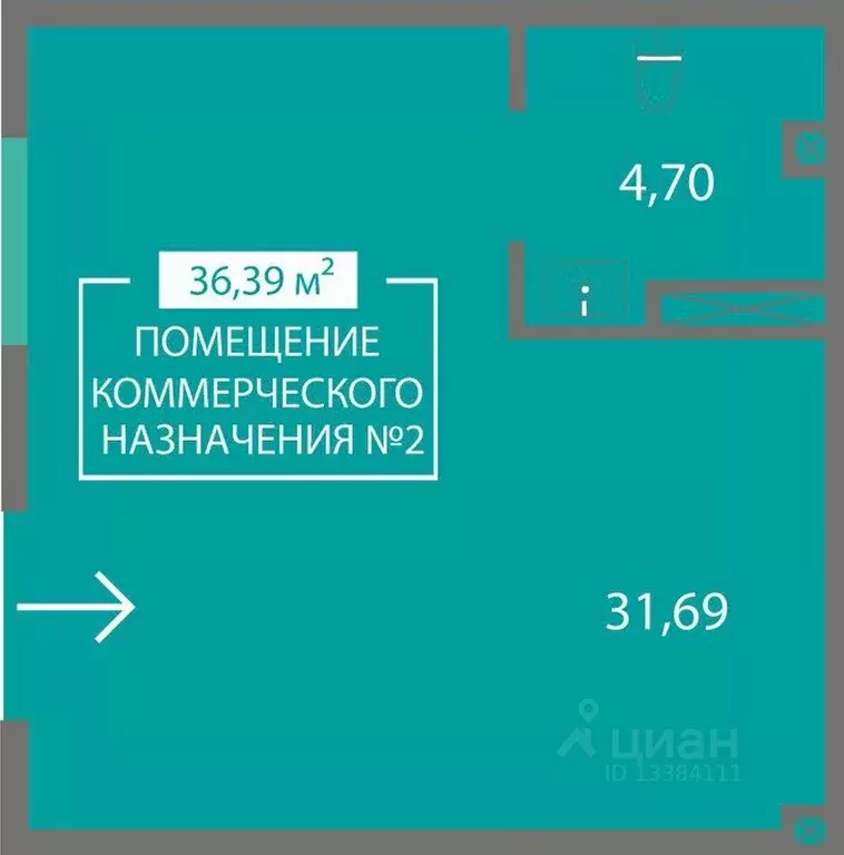 Помещение свободного назначения в Крым, Симферопольский район, с. ... - Фото 1