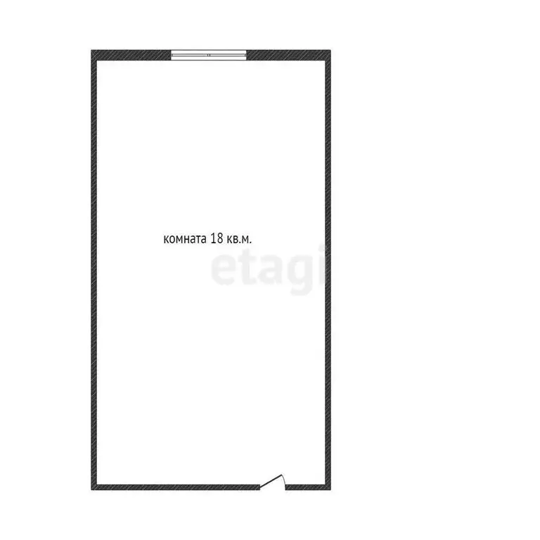 1к в -комнатной квартире (12.4 м) - Фото 0