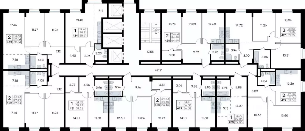 2-к кв. Приморский край, Владивосток ул. Тухачевского, 80 (59.64 м) - Фото 2
