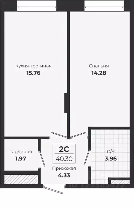 1-к кв. Новосибирская область, Новосибирск Лесоперевалка мкр, Ясный ... - Фото 0