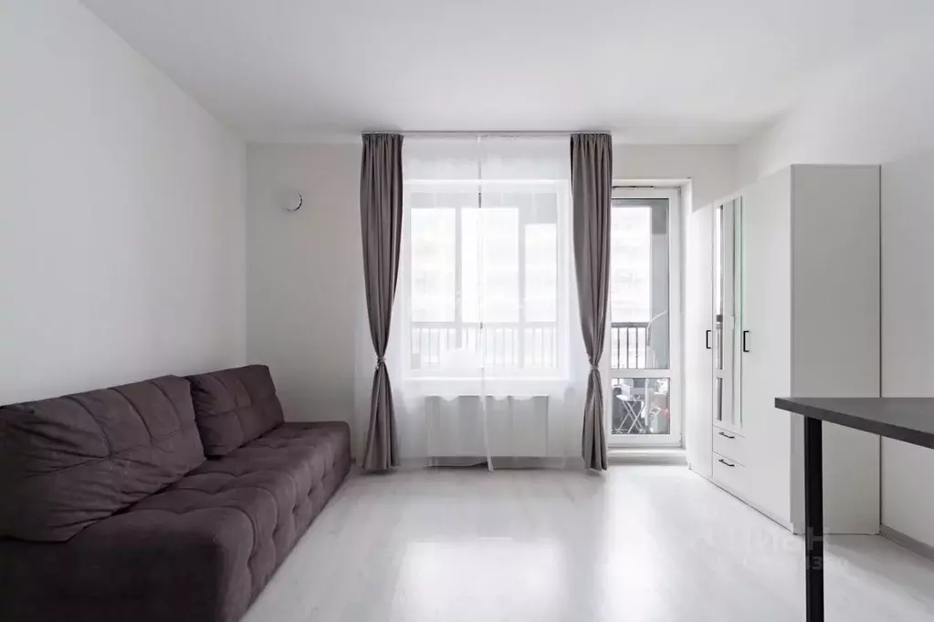 Студия Санкт-Петербург ул. Верхне-Каменская, 11к1 (26.0 м) - Фото 1