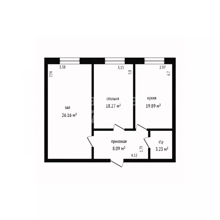 2-к кв. Дагестан, Дербент ул. Сальмана, 100 (75.0 м) - Фото 2