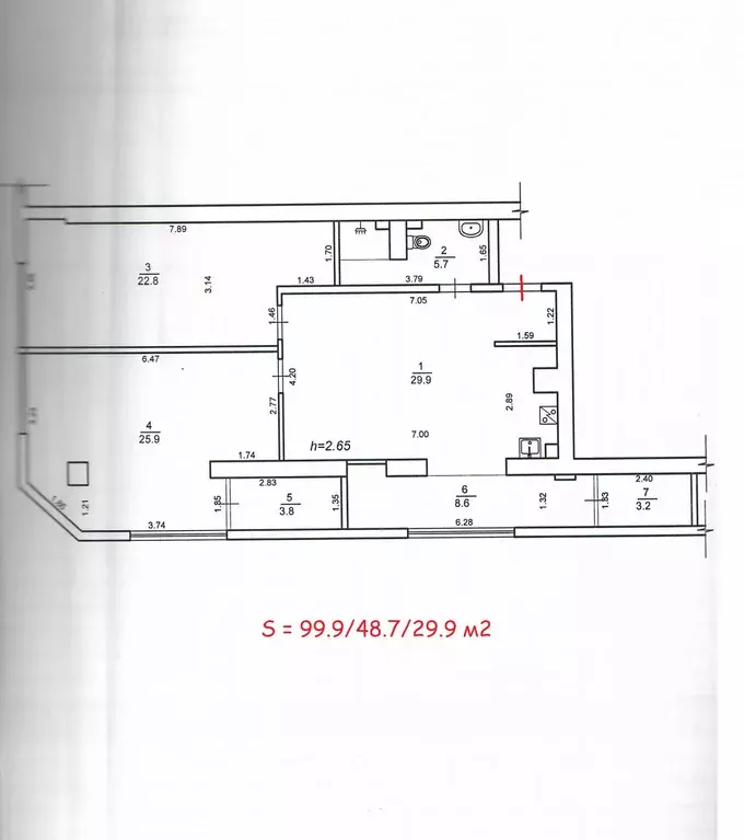 Продаётся 2-к квартира, 99.9 м - Фото 1