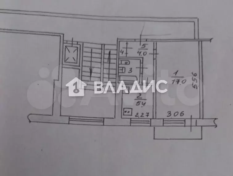 1-к. квартира, 30 м, 4/9 эт. - Фото 0