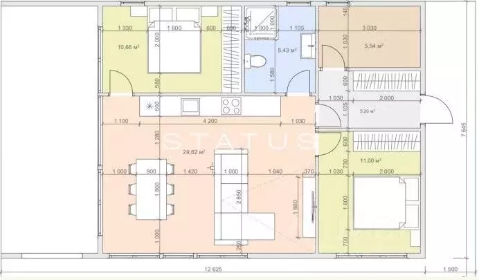 Дом в Севастополь с. Полюшко, ул. Александра Лавриченко, 7 (70 м) - Фото 2