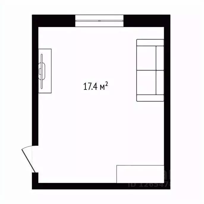 Комната Новосибирская область, Новосибирск Каменская ул., 26 (17.4 м) - Фото 2