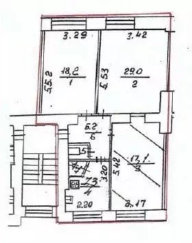 3-к кв. Санкт-Петербург Лесной просп., 37к5 (72.6 м) - Фото 2