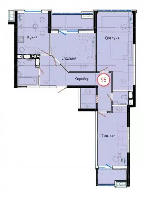 3-к кв. Краснодарский край, Темрюк ул. Обороны, 2/2 (89.1 м) - Фото 0