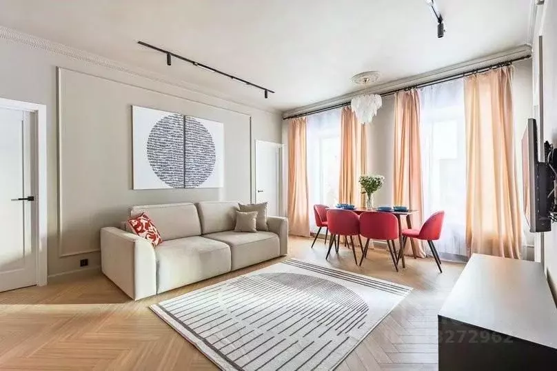 3-к кв. Санкт-Петербург ул. Рубинштейна, 27 (56.0 м) - Фото 1