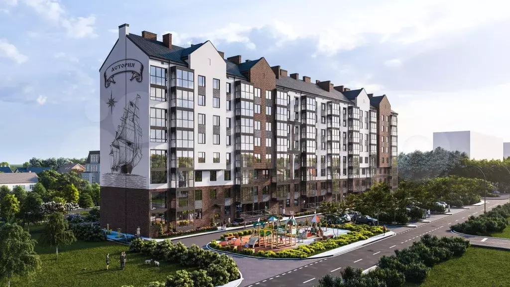 2-к. квартира, 58,9 м, 2/8 эт. - Фото 0