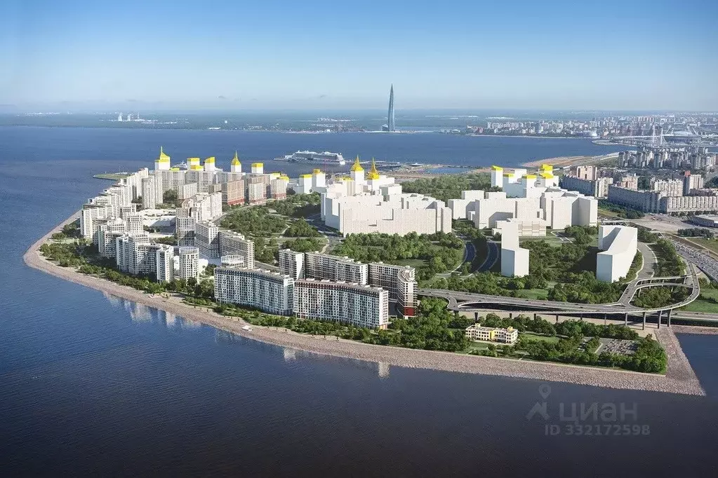Студия Санкт-Петербург просп. Крузенштерна, 4с1 (20.0 м) - Фото 1