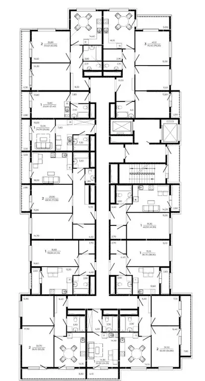 2-к кв. Ростовская область, Ростов-на-Дону Притяжение жилой комплекс ... - Фото 2