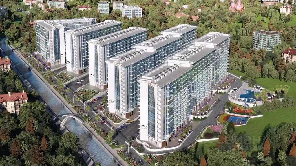 2-к кв. Краснодарский край, Сочи Мамайка мкр, ул. Волжская (45.0 м) - Фото 1