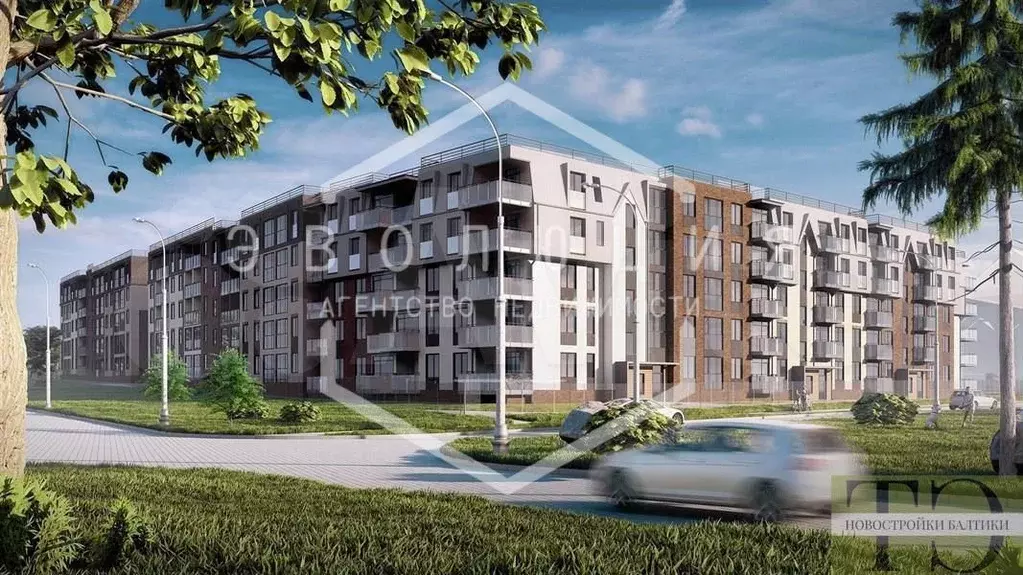 1-к. квартира, 35,8 м, 5/5 эт. - Фото 1