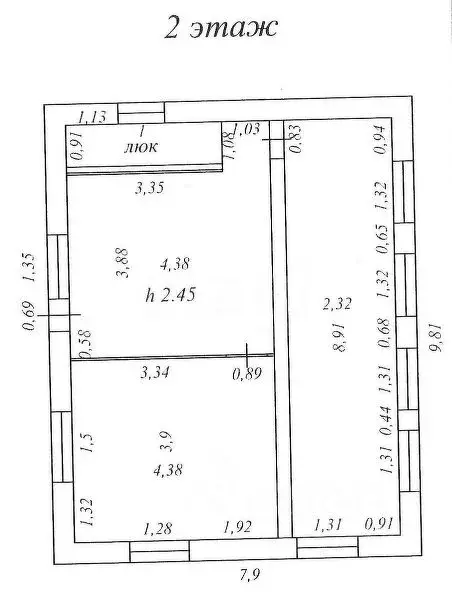 Дом в Кемеровская область, Новокузнецк Листвяги пгт, ул. Учительская ... - Фото 2