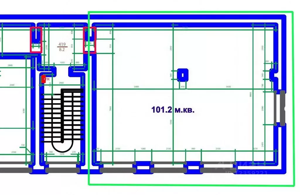 Помещение свободного назначения в Московская область, Балашиха ... - Фото 2