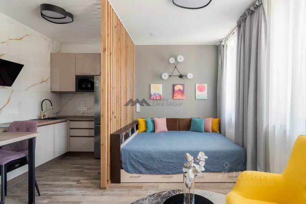 Студия Москва Большой Волоколамский проезд, 23 (28.0 м) - Фото 1