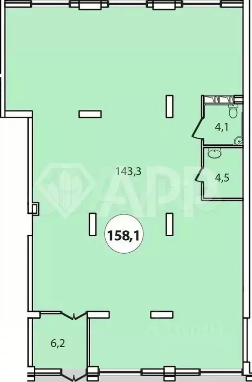 Торговая площадь в Краснодарский край, Новороссийск ул. Мурата ... - Фото 2