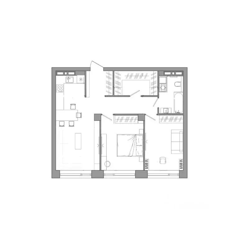 2-к кв. Приморский край, Владивосток ул. Маковского, 55к2 (69.6 м) - Фото 1