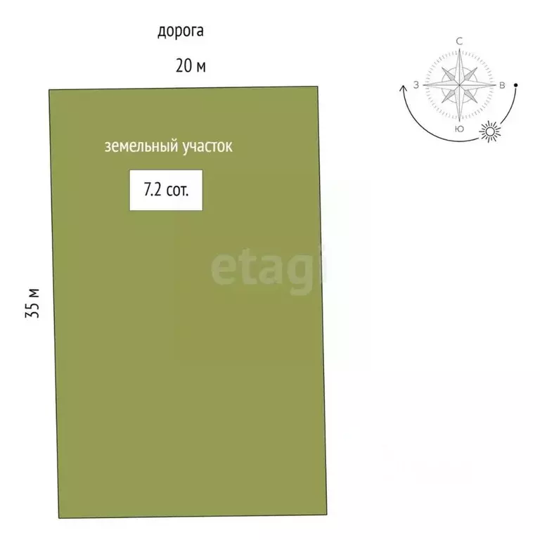 Участок в Тюменская область, Тюменский муниципальный округ, Каменское ... - Фото 2