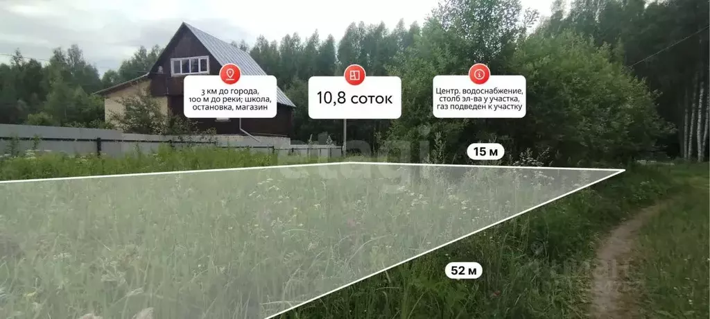 Участок в Костромская область, Костромской район, Чернопенское с/пос, ... - Фото 1