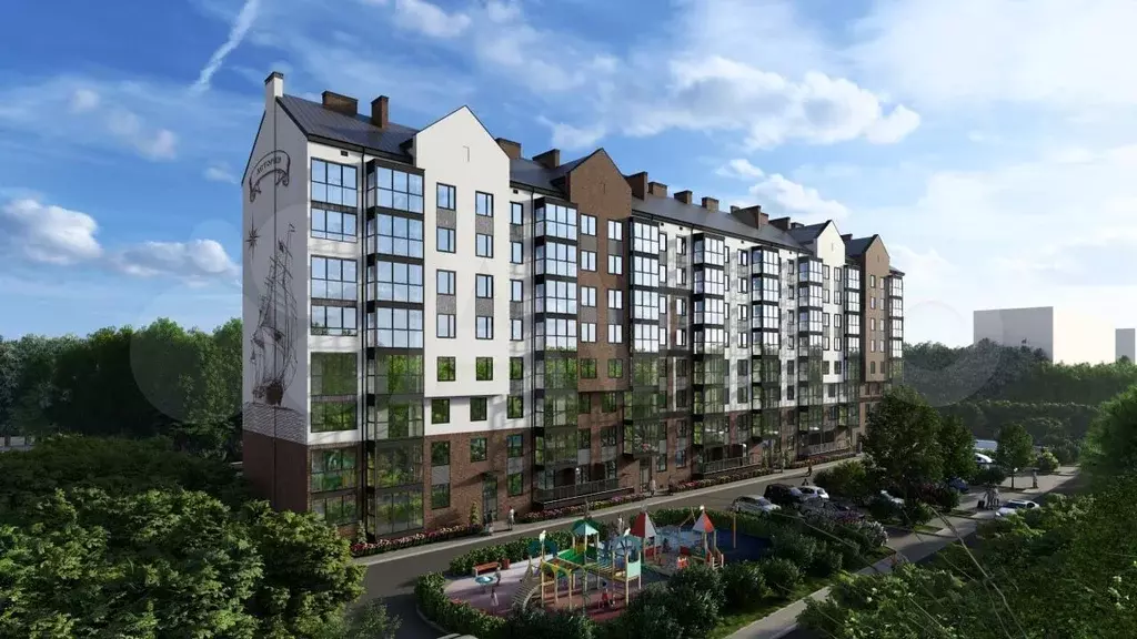 3-к. квартира, 83,1 м, 7/8 эт. - Фото 0