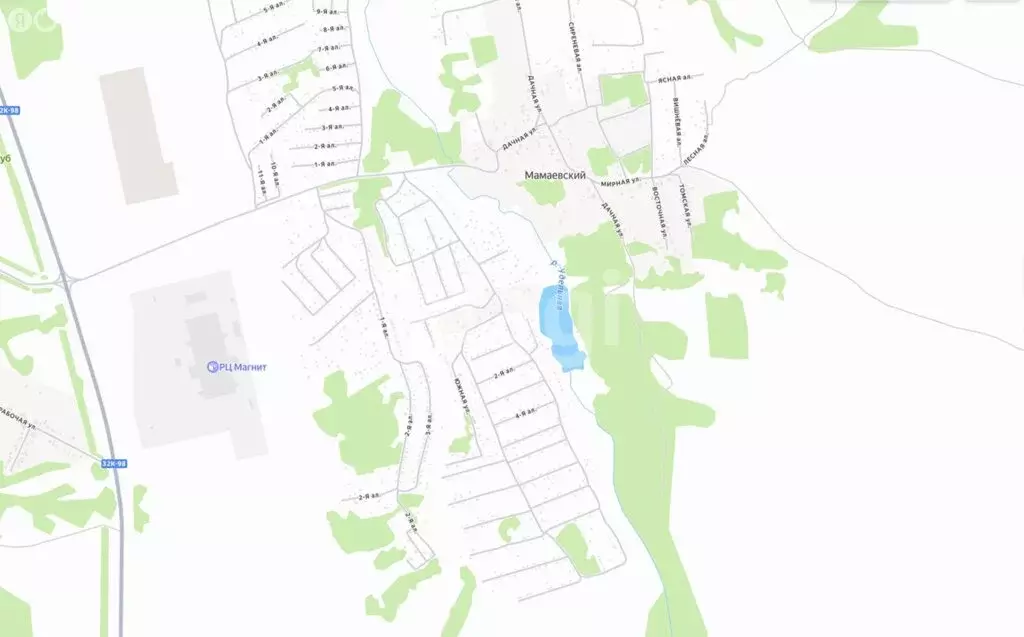 Участок в Кемеровский муниципальный округ, посёлок Мамаевский (399.98 ... - Фото 2