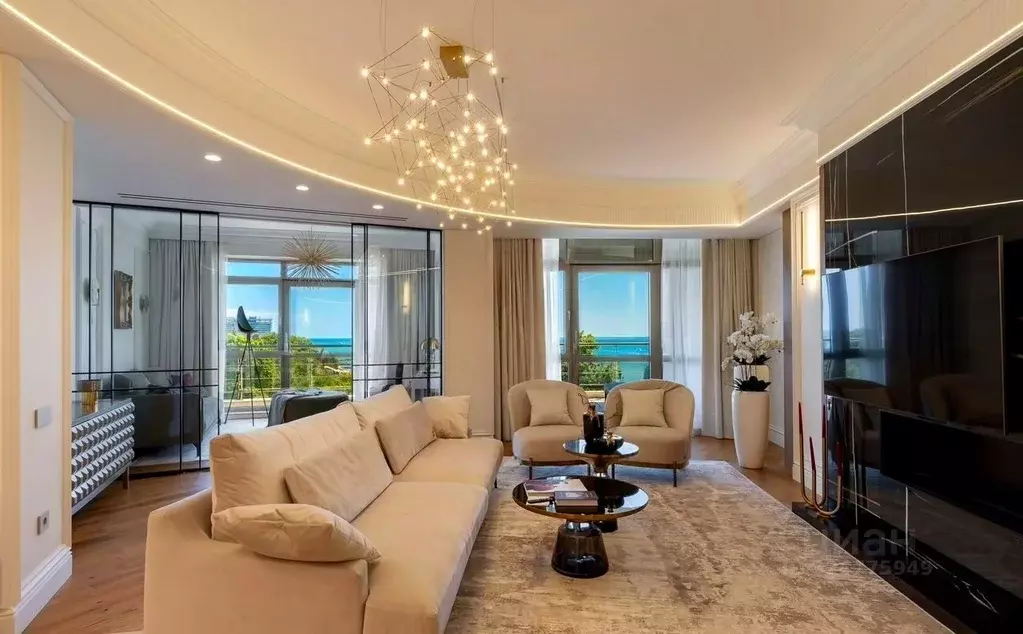 3-к кв. Краснодарский край, Сочи Центральный мкр, пер. Морской, 1к1 ... - Фото 1