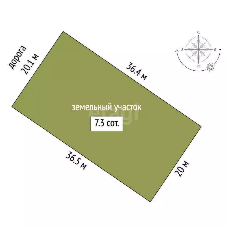 Участок в Кострома, коттеджный посёлок Первый (7.3 м) - Фото 1