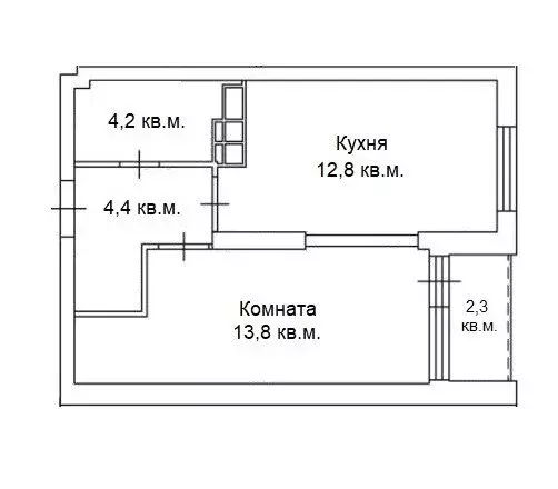 1-комнатная квартира: Самара, улица Советской Армии, 91 (35.2 м) - Фото 0